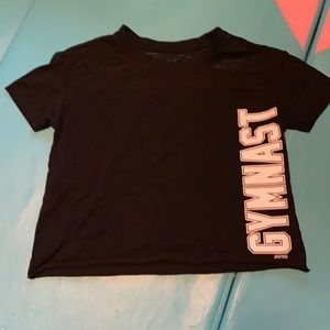 Girls gym crop top